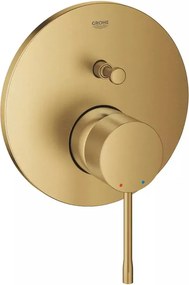 Baterie cada - dus incastrata Grohe Essence auriu periat Cool Sunrise fara corp ingropat
