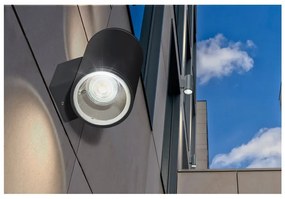 Aplica moderna exterior cu iluminat ambiental IP54 JOE WALL 1 negru ZZ AZ3318