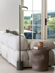 Lampadar LED din lemn de frasin verde Okinawa