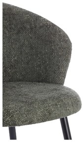 Set de scaune de sufragerie kaki 2 buc. din metal Radaja – Light &amp; Living