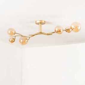 Lustră LED aplicată Brilagi MISTEL 6xG9/3W/230V auriu