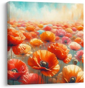 Tablou maci multicolori