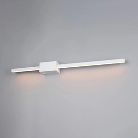 Aplică de perete alb mat LED cu intensitate reglabilă Cassino – Trio