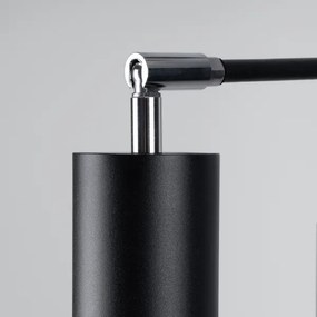 Lustră pe cablu Sollux SL.1207 LEMMI 6xGU10/10W/230V negru