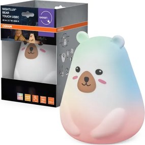 Osram - LED RGBW Lampă de veghe tactilă pentru copii NIGHTLUX BEAR LED/0,7W/3,7V 1200 mAh