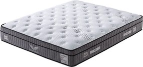 Saltea LATEKS COMFORT, alb/gri inchis, 140x200 cm