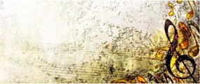 Tablou - Puterea muzicii (120x50 cm)