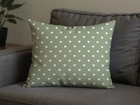 Fata de perna din policoton SAGHEARTS POLY 50x70 cm, verde