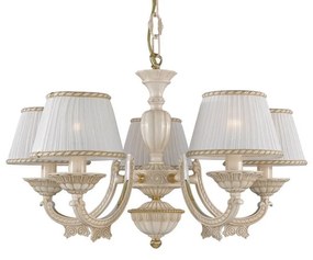 Candelabru cu 5 brate clasic design italian din alama 9660 RA-L. 9660/5