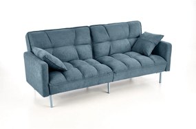 Canapea extensibila ROBERTO, albastru, 193x85/108x86/58 cm