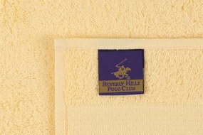Set 4 Prosoape 801, Beverly Hills Polo Club, 50x90 cm, Bumbac, Galben