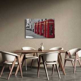 Tablou - Cutii telefonice din Londra (90x60 cm)