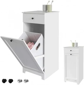 LOTUS4 - Cos de rufe alb - Mobilier Baie Lotus