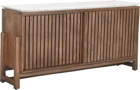 Bufet din lemn de acacia si marmura " Terrazo "