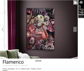 Tablou de perete decorativ Flamenco,80x120cm