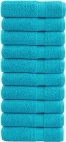 vidaXL Prosoape de baie premium, SOLUND 10 buc 100x150 cm 600 gsm