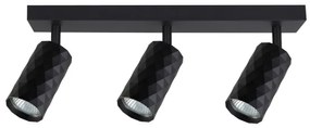 Brilagi - Spot aplicat SELE DIAMANT 3xGU10/30W/230V negru