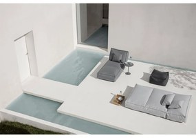 Șezlong de grădină Blomus Coal, 120 x 190 cm, gri închis