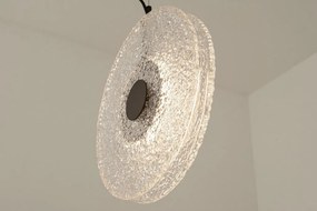 Lustra design modern LED DECO negru/ transparent