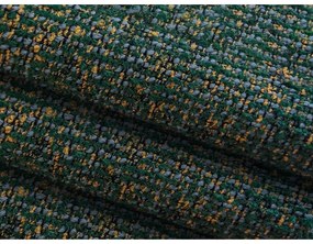 Șezlong modular verde închis (cu colț pe partea stângă) Ailani – Makamii