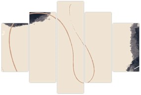 Tablou - Abstractizare bej (150x105 cm)