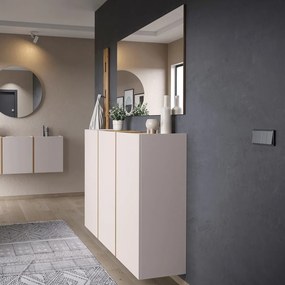 Set pentru hol crem/în culoare naturală 168x200x37 cm Libbiano – Germania