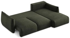 Colțar verde extensibil (cu colț pe partea dreaptă/cu șezlong) Leila – Makamii