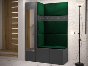 Mobilier hol Tovenaz X (grafit) (cu oglindă). 1104781