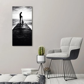 Imprimare tablou canvas Chitarist pe dig