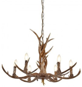 Candelabru deosebit stil rustic Stag 6L 6416-6BR SRT