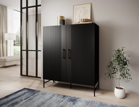 Comoda RAFTT 122x140cm, neagra