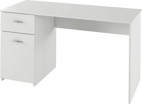 Birou BANY, alb, DTD laminat, 140x60x76 cm