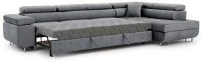 Colțar extensibil Annabelle Maxi dreapta - tapițerie Zetta 304 / picioare cromate