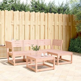 vidaXL Set mobilier relaxare grădină, 4 piese, lemn masiv Douglas