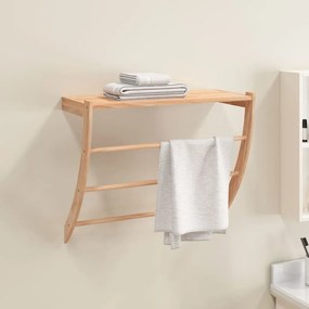 vidaXL Suport de prosoape, 60x25,5x49 cm, lemn masiv de nuc