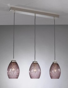 Lustra moderna cu 3 pendule design italian 10008 Amethyst