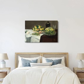 Tablou - Edouard Manet, Still Life with Melon and Peaches, reproducere (90x60 cm)