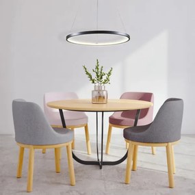 Lustră LED pe cablu LEA LED/20W/230V 4000K d. 50 cm negru