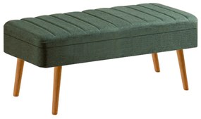 Masă de sufragerie extensibilă cu 2 scaune și 2 bănci Vlasta (pin antlantic + verde). 1073074