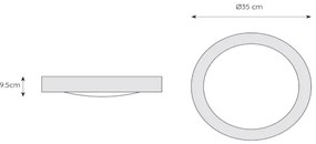 Lucide 79158/02/12 - Plafoniera baie FRESH 2xE27/20W/230V