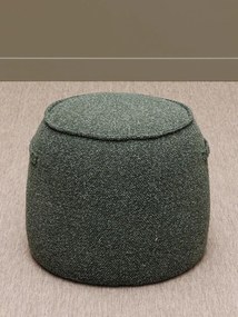 Puf verde din stofa, Mona