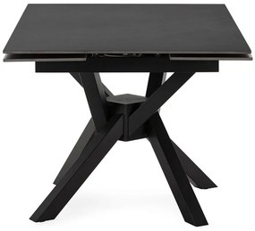 Masă de dining extensibilă cu blat din piatră cu blat suplimentar 90x150 cm Arlene – Marckeric