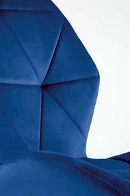 Scaun K453 velvet bleumarin