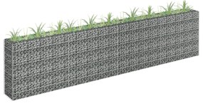 Strat inaltat gabion, 360 x 30 x 90 cm, otel galvanizat 1, 360 x 30 x 90 cm