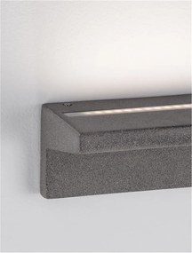 Aplica LED din ciment negru pentru exterior IP65 LITA