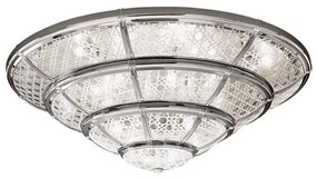 Plafoniera eleganta LUX realizata manual Crystal Glass - Giotto, 120cm