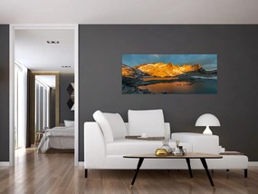 Tablou cu peisaj montan (120x50 cm)