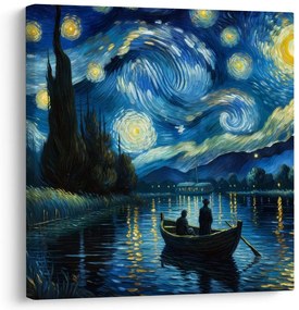 Tablou noapte magică pe apă