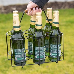 Suport pentru 6 sticle de vin din metal Radka – Orion