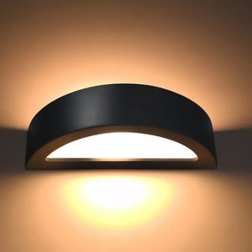 Aplică ATENA 1xE27/60W/230V neagră